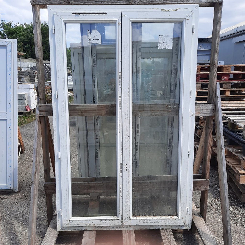 Menuiserie PVC Blanche - 1393x1286mm